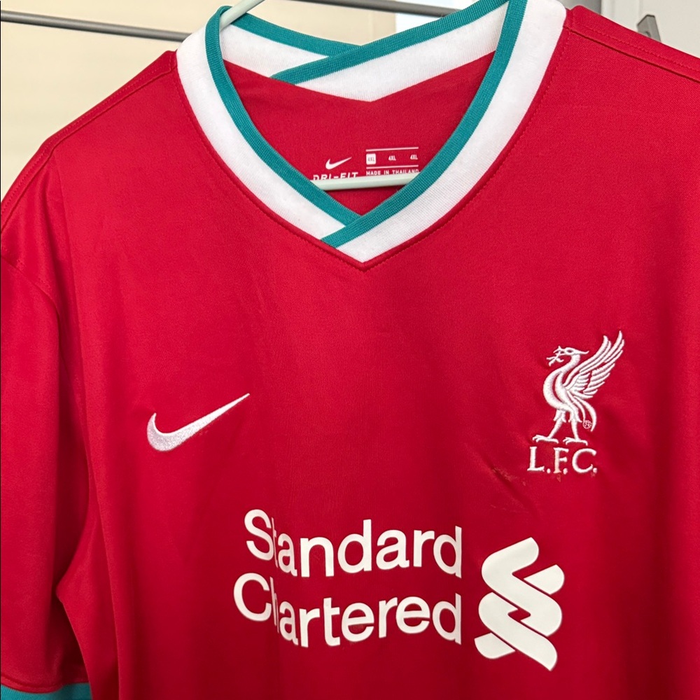 Nike Liverpool FC Red and White Jersey